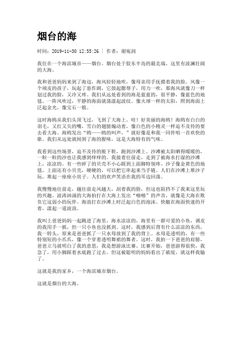 烟台的海