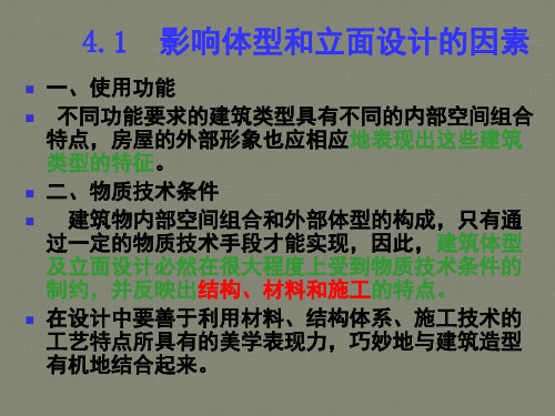 房屋建筑学-4、建筑形体组合和立面设计.ppt