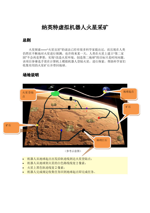 纳英特虚拟机器人火星采矿