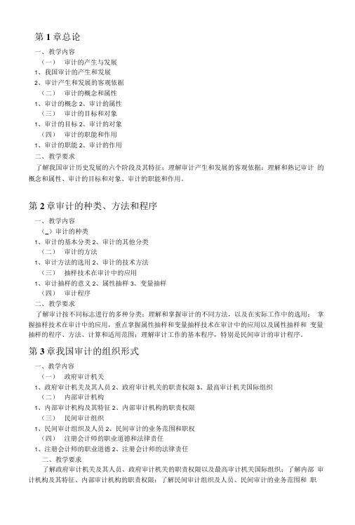 河北科技大学_审计_教学大纲.doc