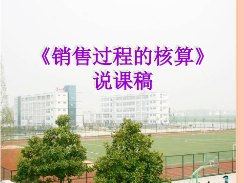 销售过程的核算1