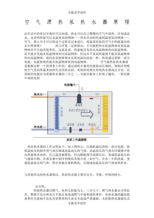 空气能热水器使用说明书