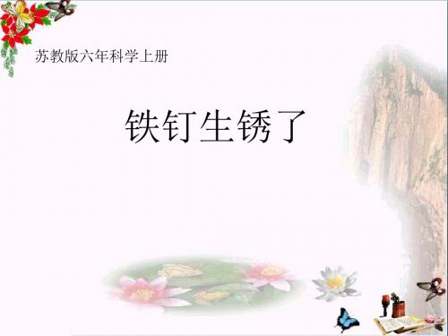 六年级科学上册铁钉生锈了ppt课件2苏教版