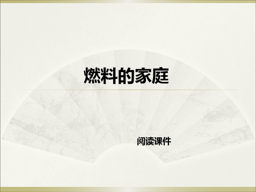 西师大版五年级下册语文阅读专题《19.燃料的家庭》课件