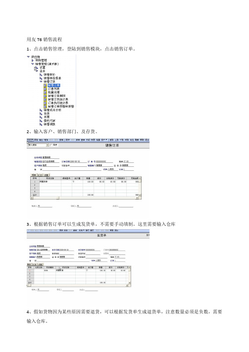 T6销售流程图