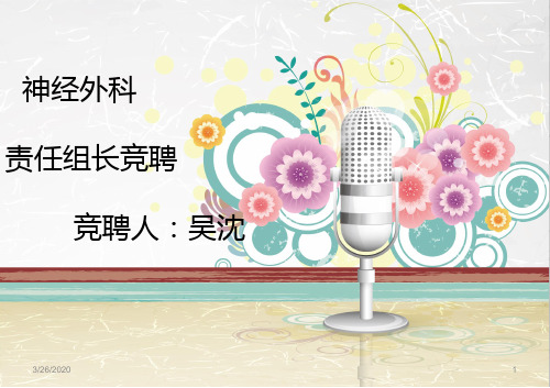 责任组长竞聘PPT课件