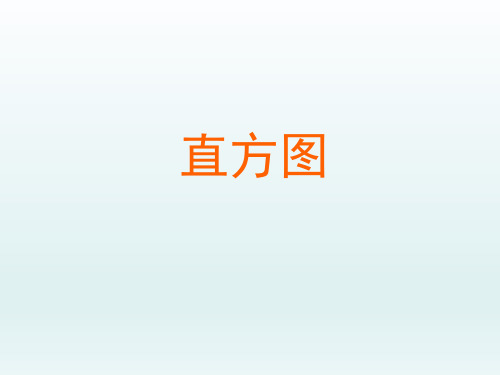 人教版初中七年级数学课精品PPT教学课件-直方图