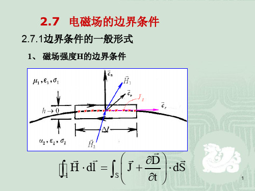 电磁场边界条件ppt课件