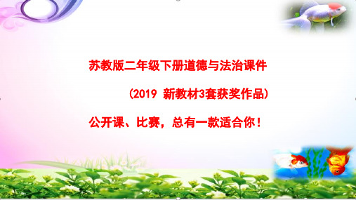10可爱的家乡ppt课件 (2019苏教版二年级下册道德与法治 )(三套供选)