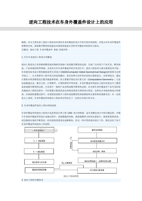 逆向工程技术在车身外覆盖件设计上的应用