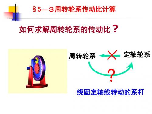 机械原理第五章 轮系-3讲解