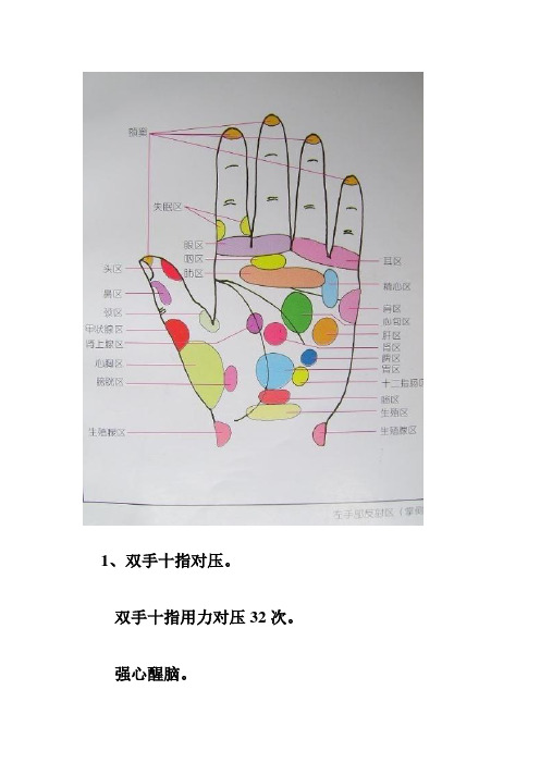 手部反射区自我按摩保健操