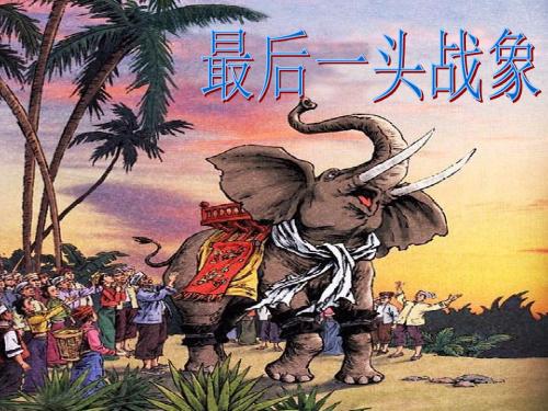 3最后一头战象