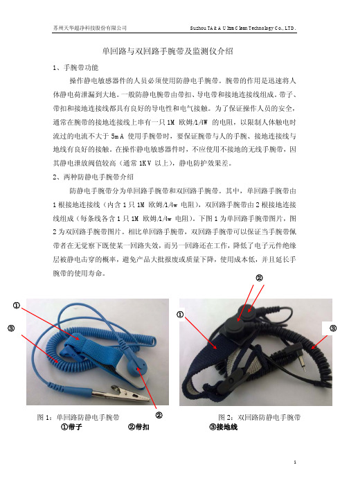 单回路与双回路手腕带及监测介绍2013年1月