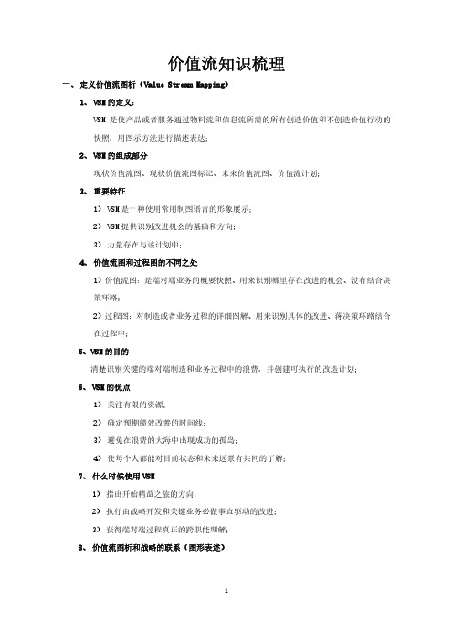 价值流知识梳理-一看就懂