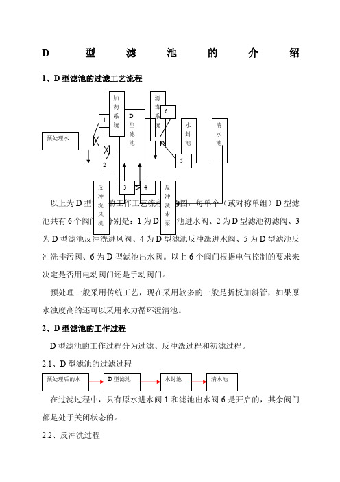 D型滤池的介绍