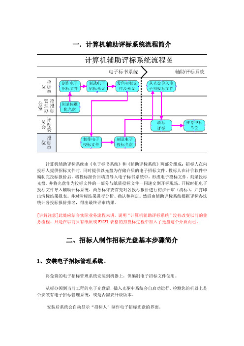 计算机辅助评标系统流程简介