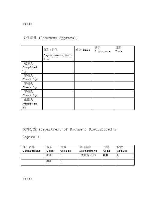 称量标准操作规程