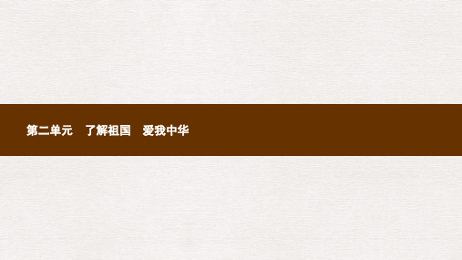 九年级政治全册第二单元了解祖国爱我中华第三课认清基本国情第1框我们的社会主义祖国课件新人教版