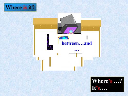 七年级上册英语课件：Unit 4《where's my backpack》Review(人教版)