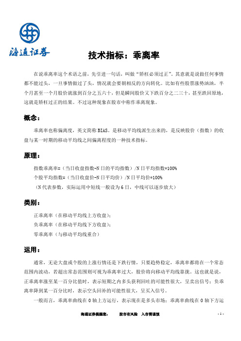 乖离率2
