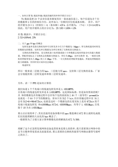 网络规划师里的计算题
