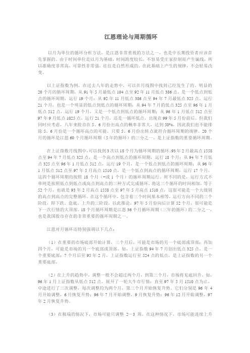 江恩理论与周期循环