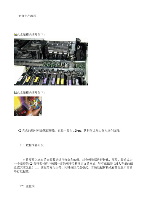 光盘生产流程