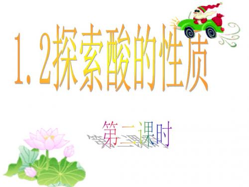 探索酸的性质1--浙教版