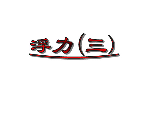 浮力3