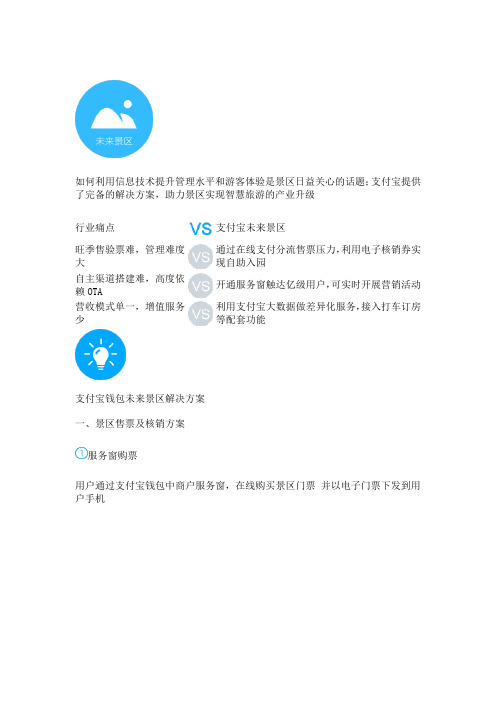 支付宝o2o未来景区解决方案