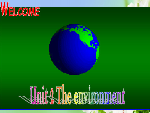 牛津译林版高中英语必修5Unit 2The Environment课件520张PPT译林版必修5课件ppt