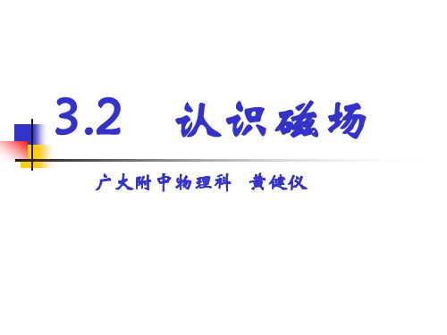 认识磁场