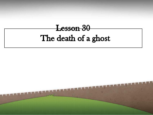新概念三册Lesson30.ppt(26张)-精品课件