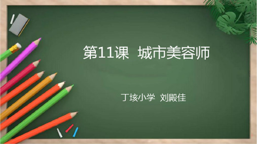 湖南美术出版社(湘美版)小学四年级上册第11课城市美容师PPT课件教学设计说课稿试讲稿
