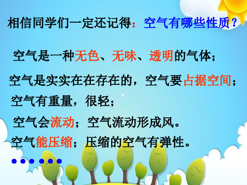 苏教版小学科学四年级上册热空气和冷空气课件(1)