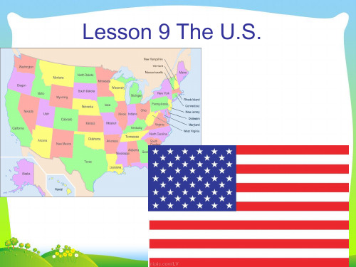 新冀教版五年级英语上册《Lesson 9 The U.S.》精品课件.ppt