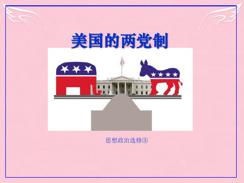 高中政治 美国的两党制11课件 新人教版选修3