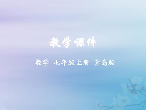 七年级数学上册第5章代数式与函数的初步认识5.2代数式教学课件(新版)青岛版