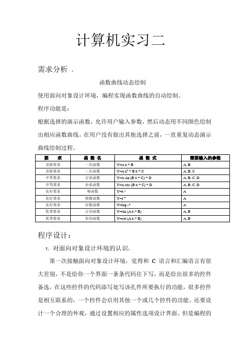 vb函数曲线动态绘制报告