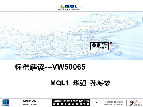 标准解读 VW50065
