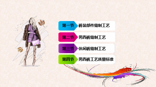 电子课件-《服装裁剪与制作(第三版)》-A18-3452 第三章 裤装缝制工艺