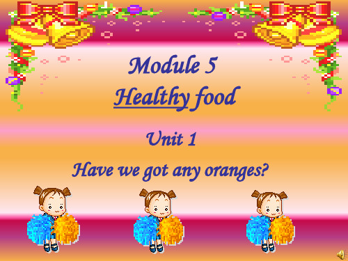 Healthy food PPT课件 10 外研版