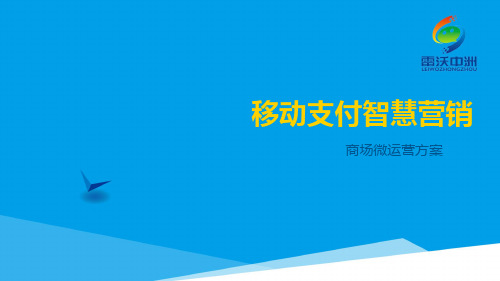 微信支付(商场运营方案)8.25 (1)