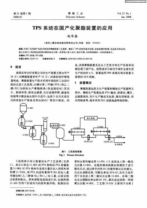 TPS系统在国产化聚酯装置的应用