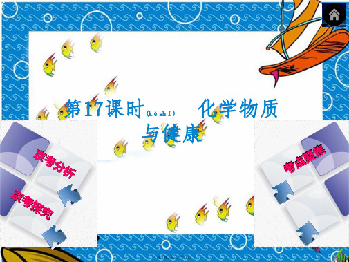 中考化学复习方案 第17课时 化学物质与健康课件(京考分析+考点聚焦+京考探究,含试题)