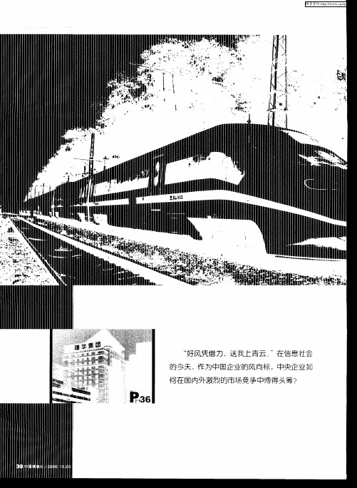 借我一双翅膀——来自五家中央企业信息化建设的特别报道