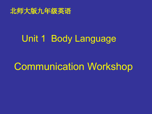 北师大英语九年级全一册Unit 1 lesson 3(共16张PPT)