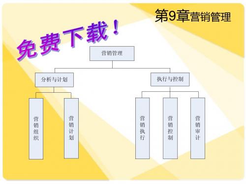 市场营销学 第9章
