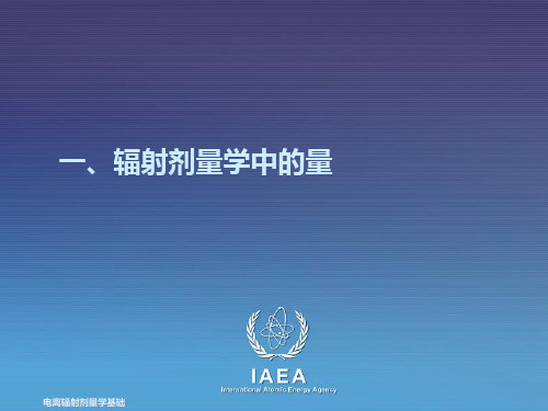 辐射单位和剂量量201145